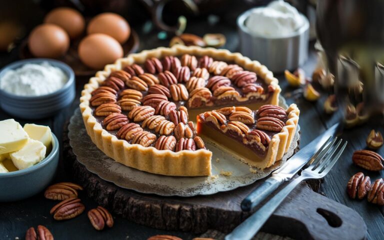 Ciasto pekanowe z syropem klonowym, które zachwyca wszystkich od pierwszego kęsa