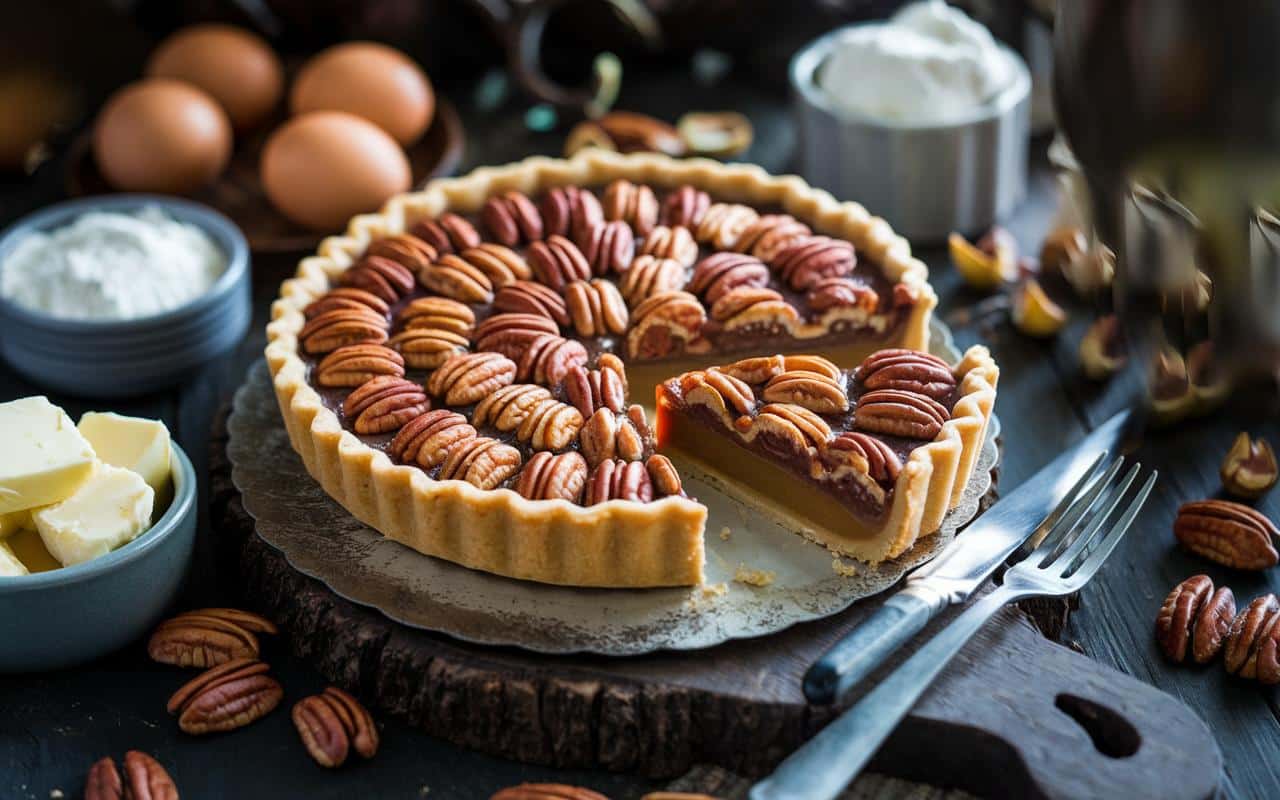 Ciasto pekanowe z syropem klonowym, które zachwyca wszystkich od pierwszego kęsa