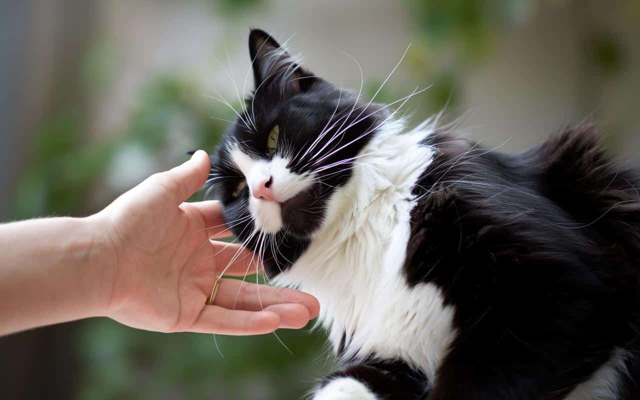 Co to znaczy, gdy kot uderza cię głową