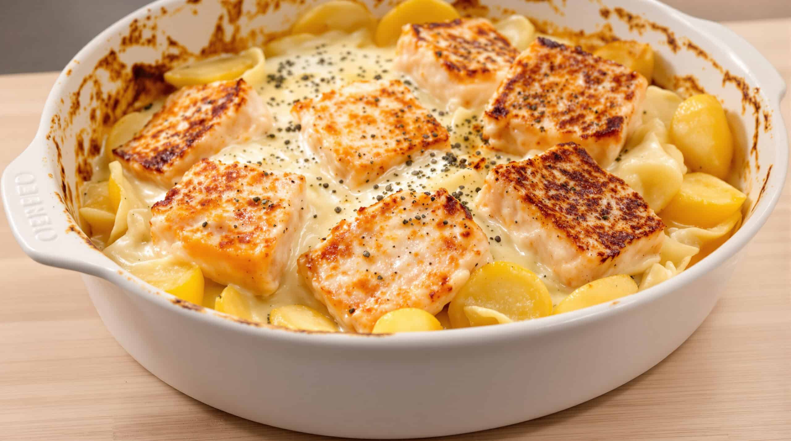 Lawina beszamelu, rozpływającego się łososia i zapieczonego sera: te świąteczne lasagne to czysta rozkosz