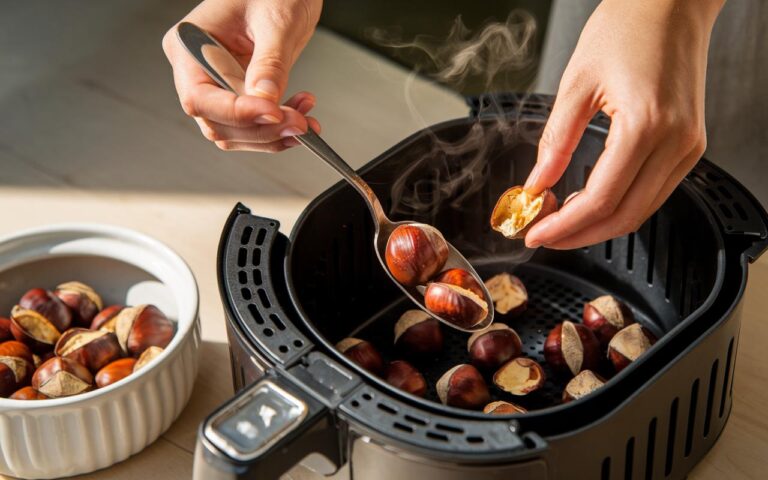 Skończ z trudem otwierania i gotowania: kasztany są ultra miękkie w 15 minut dzięki airfryerowi