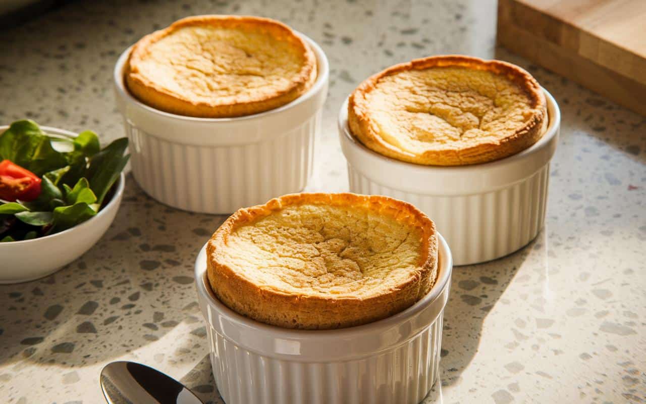 Soufflé z serem dobrze napompowane: prosta metoda, która zawsze działa