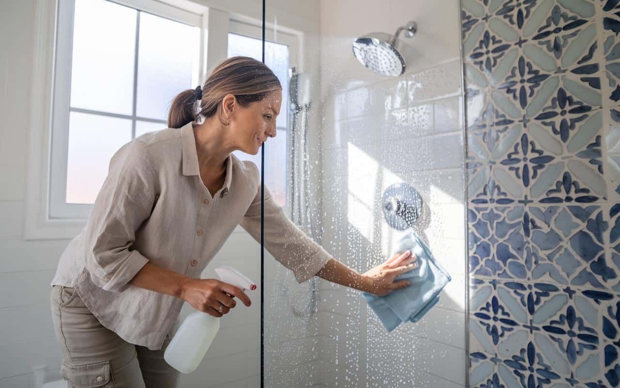 Twoje ścianki prysznicowe już nie błyszczą? Ultrarapidna metoda hoteli, aby przywrócić efekt kryształu bez wysiłku!