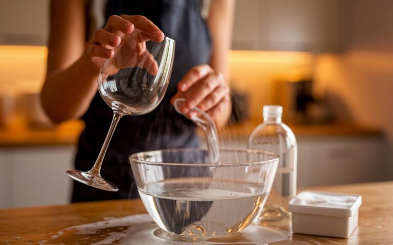 Zapomnij o zmywarce: ten naturalny mix sprawia, że szklanki błyszczą jak w restauracji