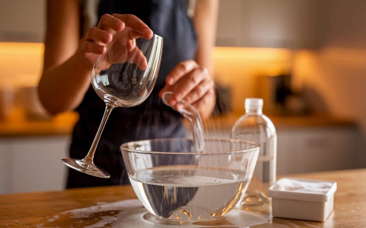 Zapomnij o zmywarce: ten naturalny mix sprawia, że szklanki błyszczą jak w restauracji