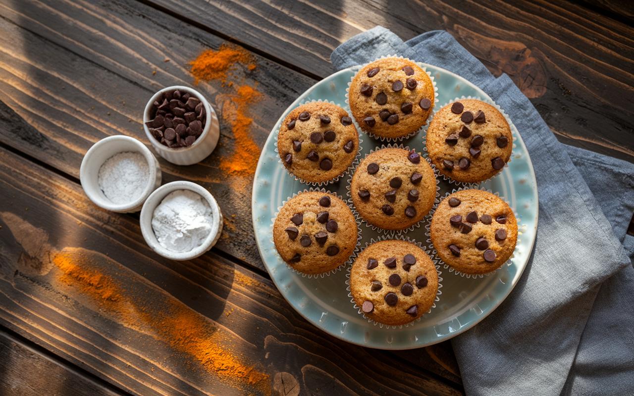 Zmień klasyczne muffiny na tę wersję z dynią i czekoladą: wszyscy to uwielbiają!